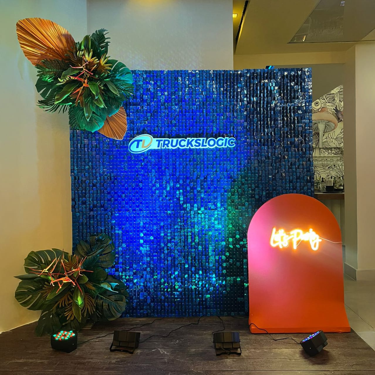 Decoración de fiesta con globos pasteles Full Party Panamá